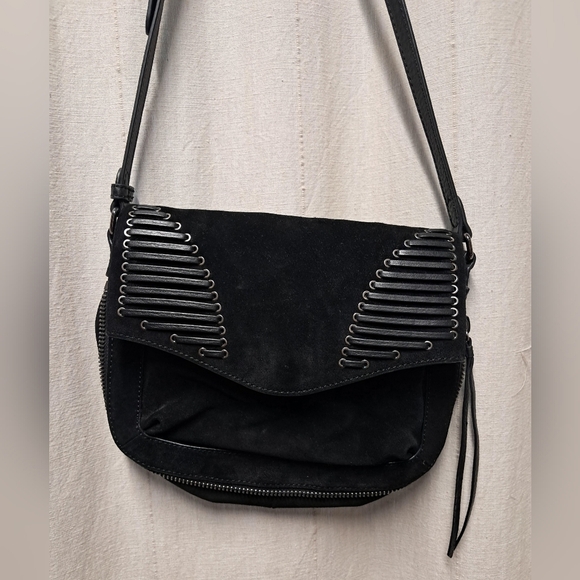 Vince Camuto Leather Moto Crossbody Bag - Picture 3 of 10